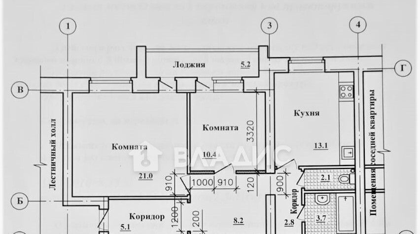 квартира г Владимир р-н Октябрьский пр-кт Строителей 34в фото 2