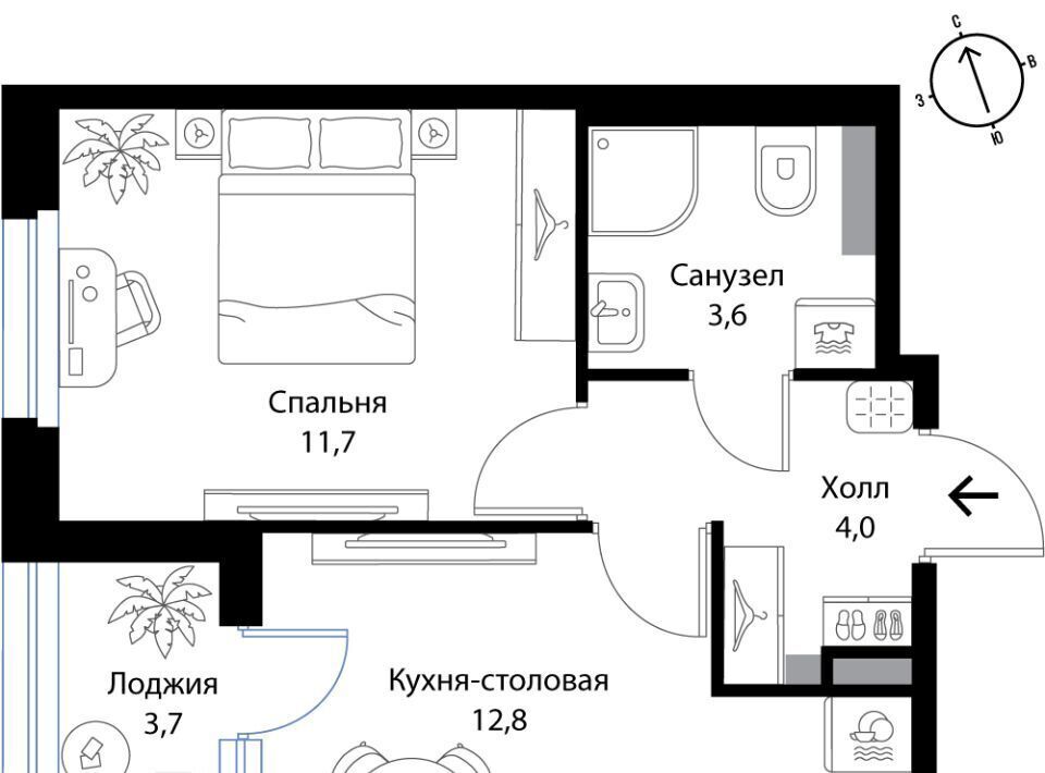 квартира р-н Ломоносовский д Ольгино Низинское с/пос, Проспект Ветеранов, Экография жилой комплекс фото 1