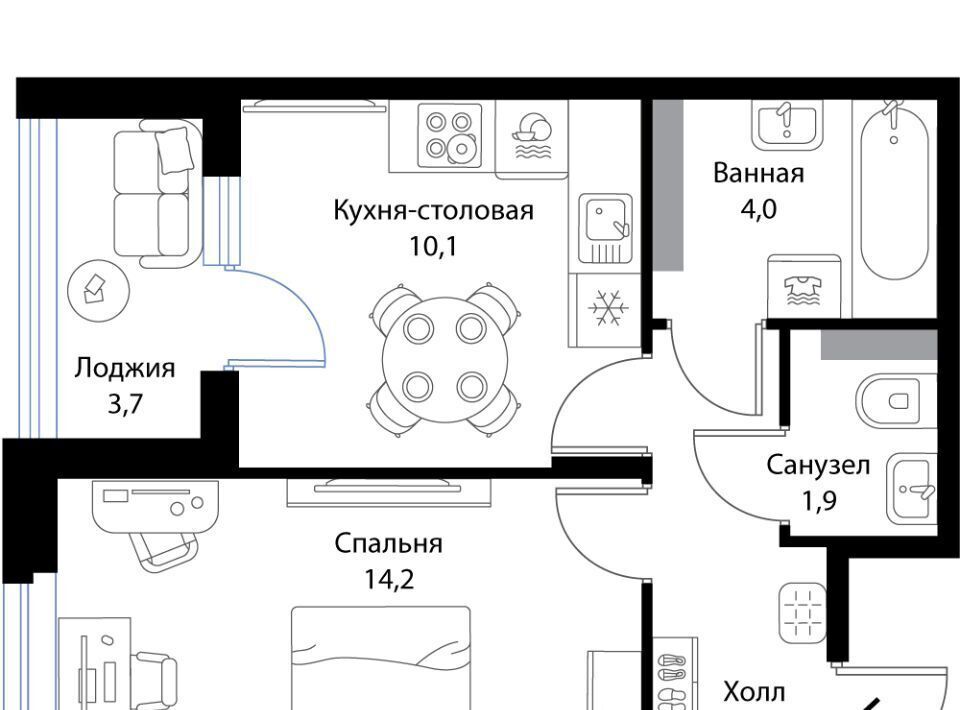 квартира р-н Ломоносовский д Ольгино Низинское с/пос, Проспект Ветеранов, Экография жилой комплекс фото 1