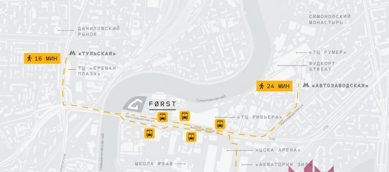 квартира г Москва метро ЗИЛ ул Архитектора Щусева фото 7