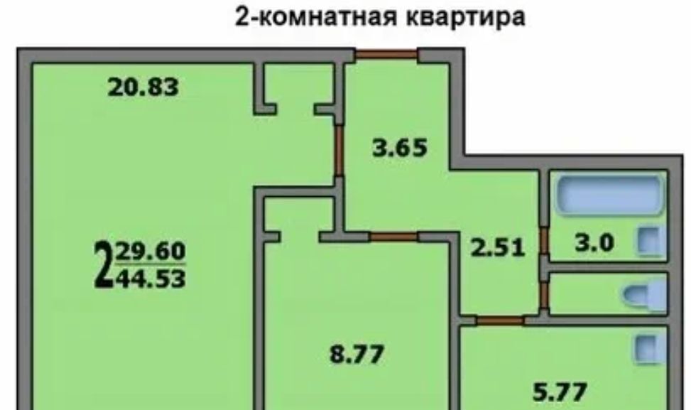 квартира г Москва метро Щукинская ул Авиационная 74к/3 фото 3