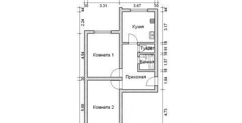 квартира г Москва метро Кунцевская ш Рублёвское 14К 3 фото 33