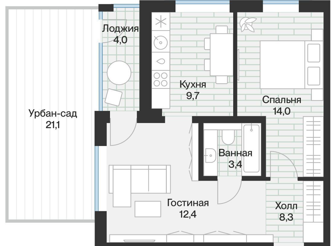 квартира г Тюмень р-н Калининский ул Ямская 1/15 159с фото 1