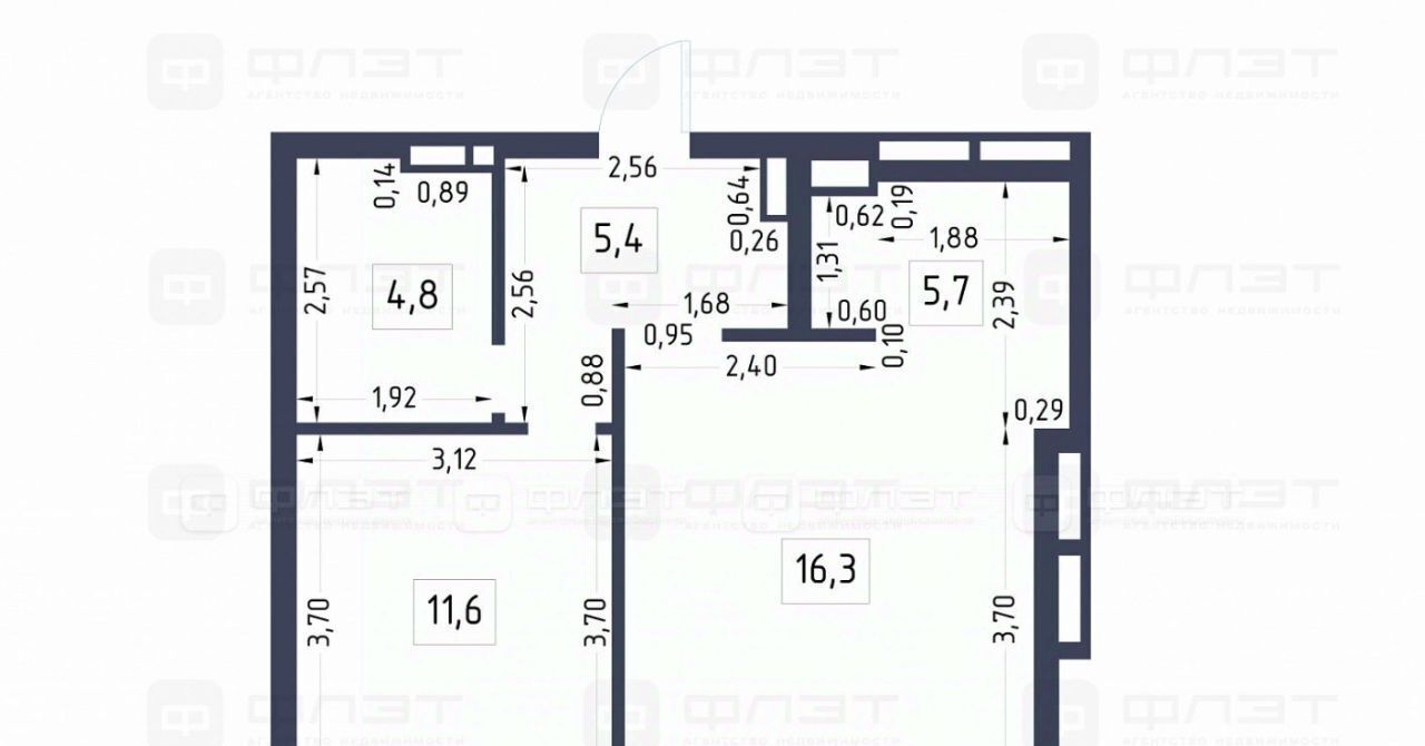 квартира г Казань метро Горки р-н Советский ул Архитектора Гайнутдинова 22 фото 2