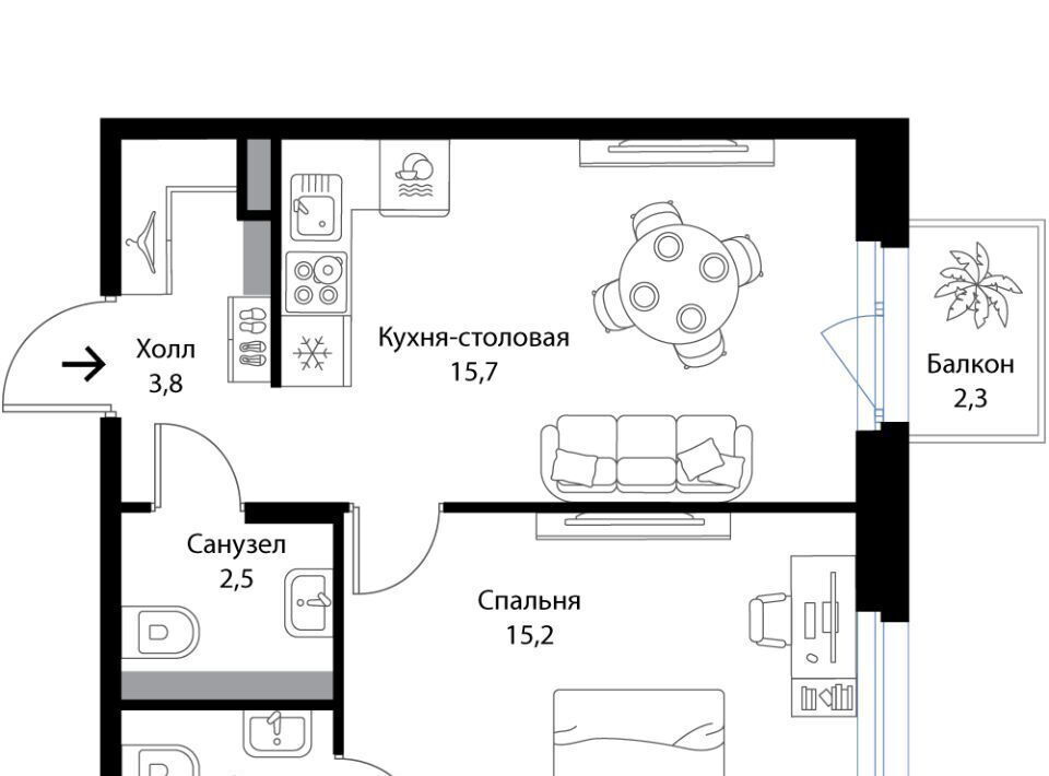 квартира р-н Ломоносовский д Ольгино Низинское с/пос, Проспект Ветеранов, Экография жилой комплекс фото 1