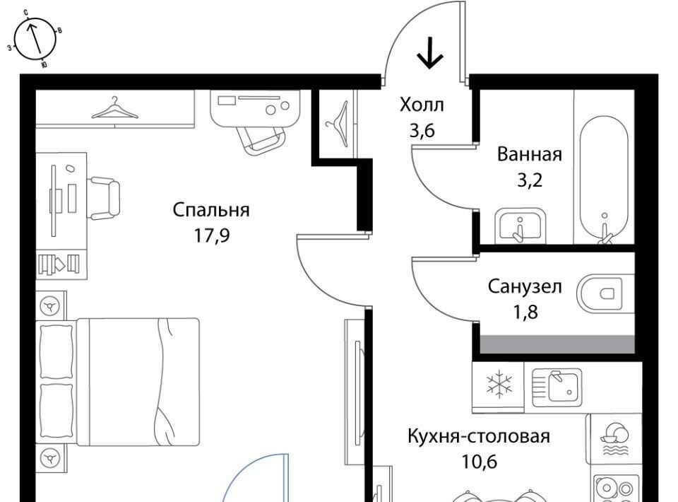 квартира р-н Ломоносовский д Ольгино Низинское с/пос, Проспект Ветеранов, Экография жилой комплекс фото 1