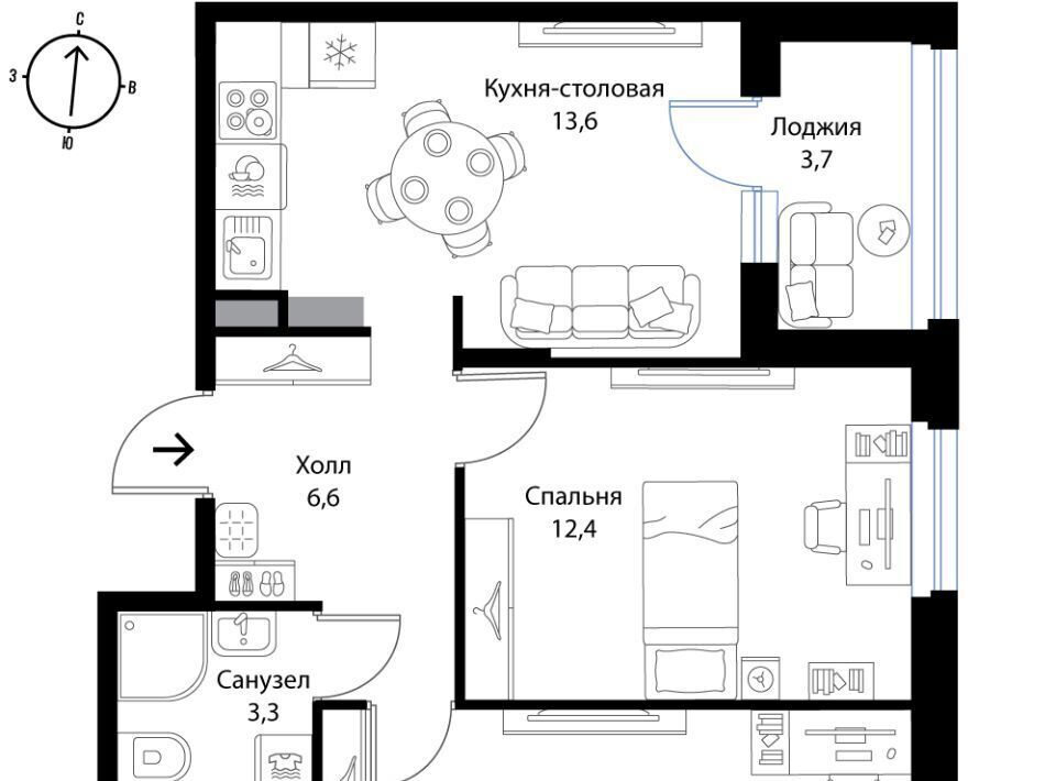 квартира р-н Ломоносовский д Ольгино Низинское с/пос, Проспект Ветеранов, Экография жилой комплекс фото 1