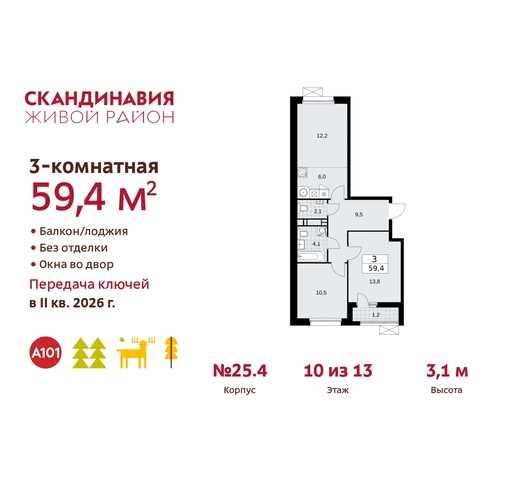 б-р Скандинавский 25/4 жилой район «Скандинавия» Сосенское, Бутово фото