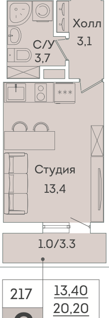 квартира р-н Всеволожский г Мурино ул Екатерининская 11 фото 1