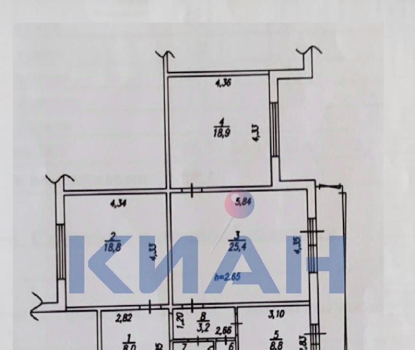 квартира г Красноярск р-н Кировский ул Кутузова 73а фото 2