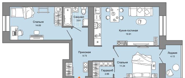 р-н Заволжский Новый Город ЖК Центрополис 5 Центральный кв-л фото