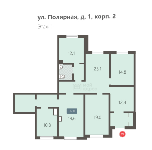 свободного назначения г Москва ул Полярная 1 г Лосино-Петровский, корпус 2 фото 5