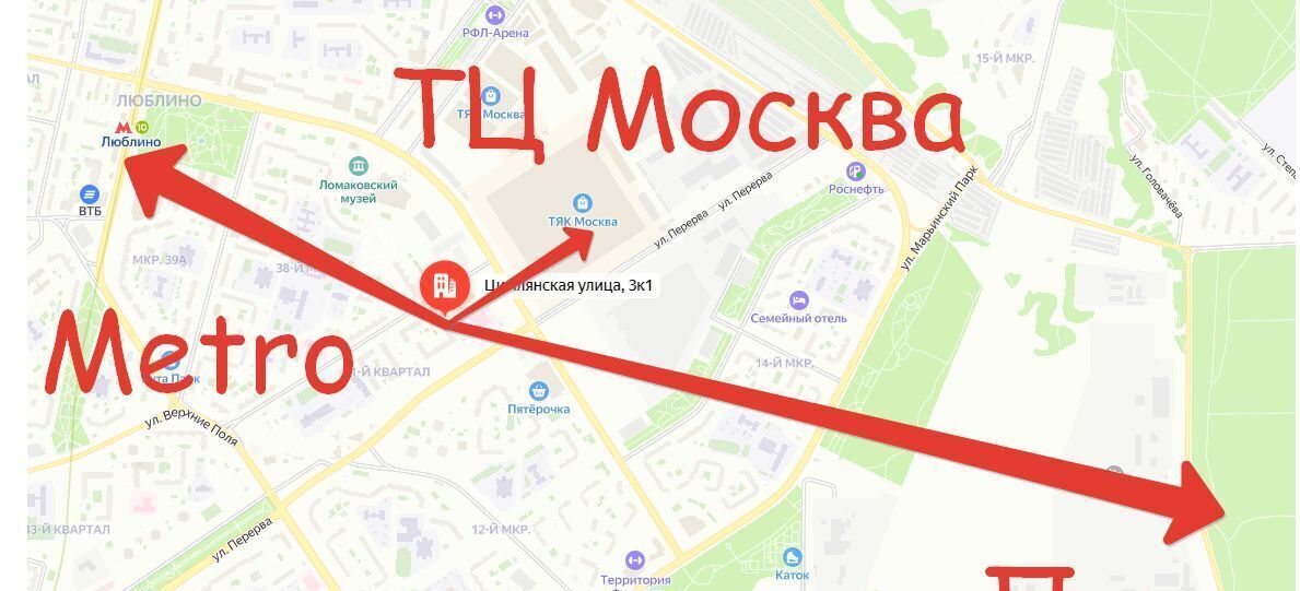 квартира г Москва метро Люблино ул Цимлянская 3к/1 фото 1