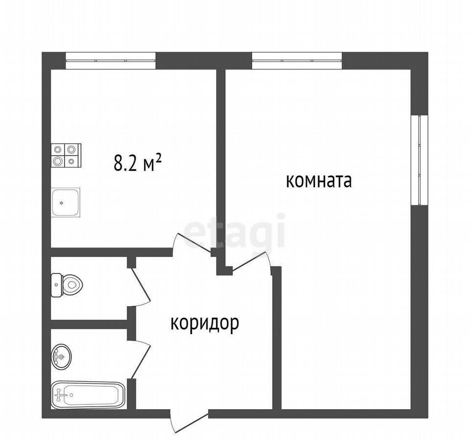 квартира г Сургут р-н Восточный ул Мелик-Карамова 47 Тюменская обл. фото 13