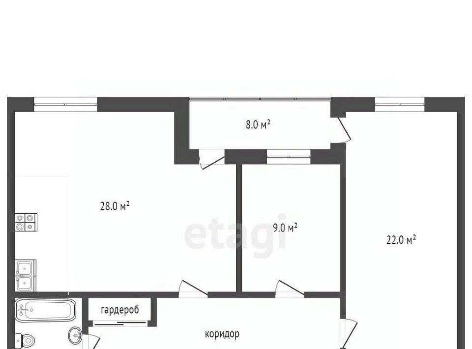 квартира г Тюмень р-н Калининский ул Мельникайте 144а фото 2