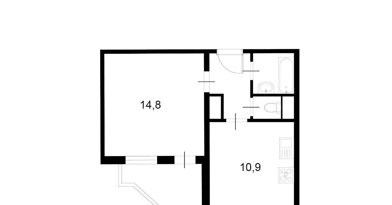 квартира г Балашиха мкр Ольгино ул Граничная 9к/1 Ольгино фото 2