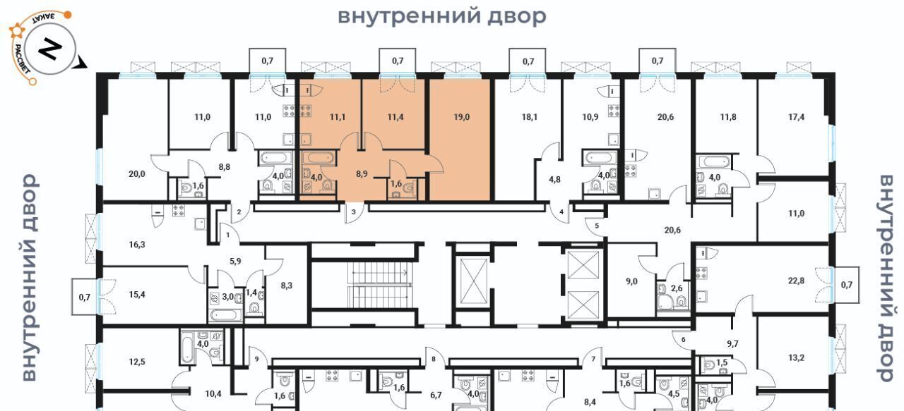 квартира г Москва метро Фили ул Большая Филёвская 3к/4 муниципальный округ Филёвский Парк фото 11