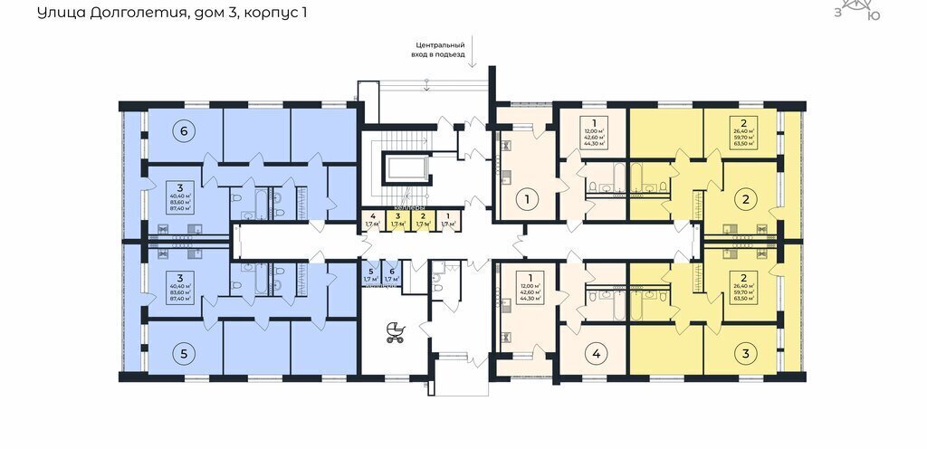 квартира р-н Ковровский п Доброград ул Долголетия 3к/1 фото 1