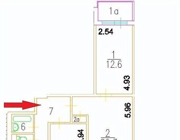 квартира г Москва метро Крымская пр-кт Севастопольский 13к/1 муниципальный округ Котловка фото 7