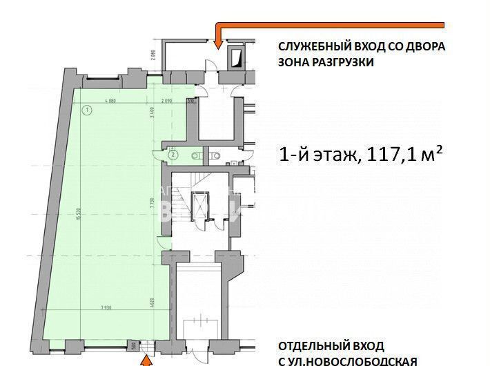 офис г Москва метро Менделеевская ул Новослободская 26с/1 фото 8