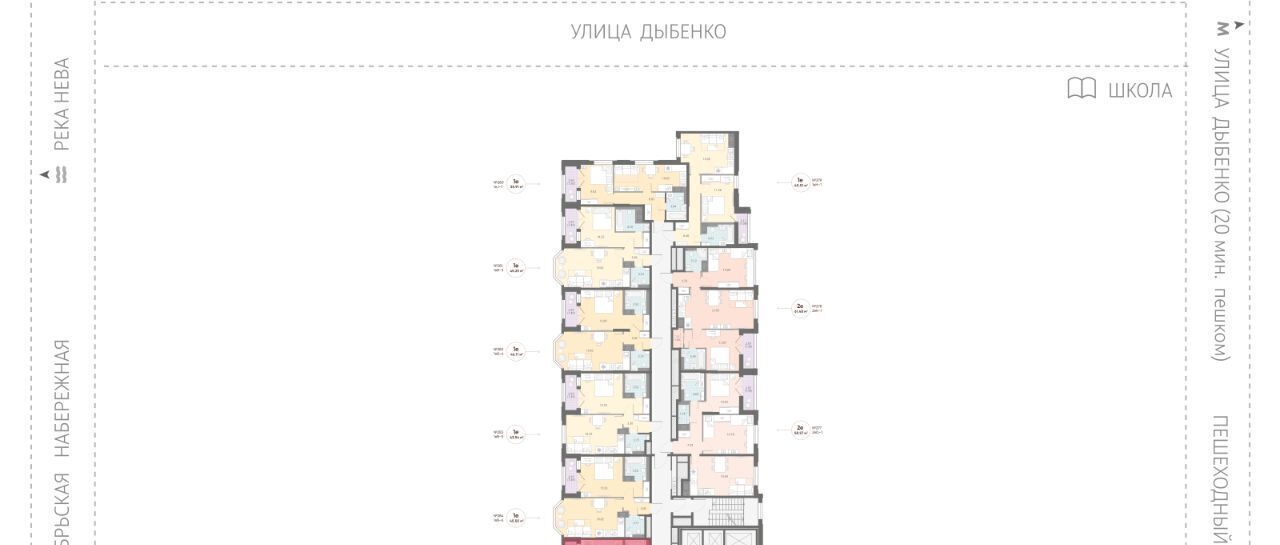 квартира г Санкт-Петербург метро Улица Дыбенко № 54 муниципальный округ фото 2