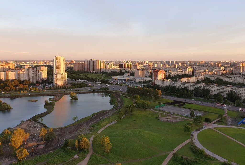 квартира г Санкт-Петербург метро Проспект Славы ш Южное 57к/2 округ Александровский фото 4