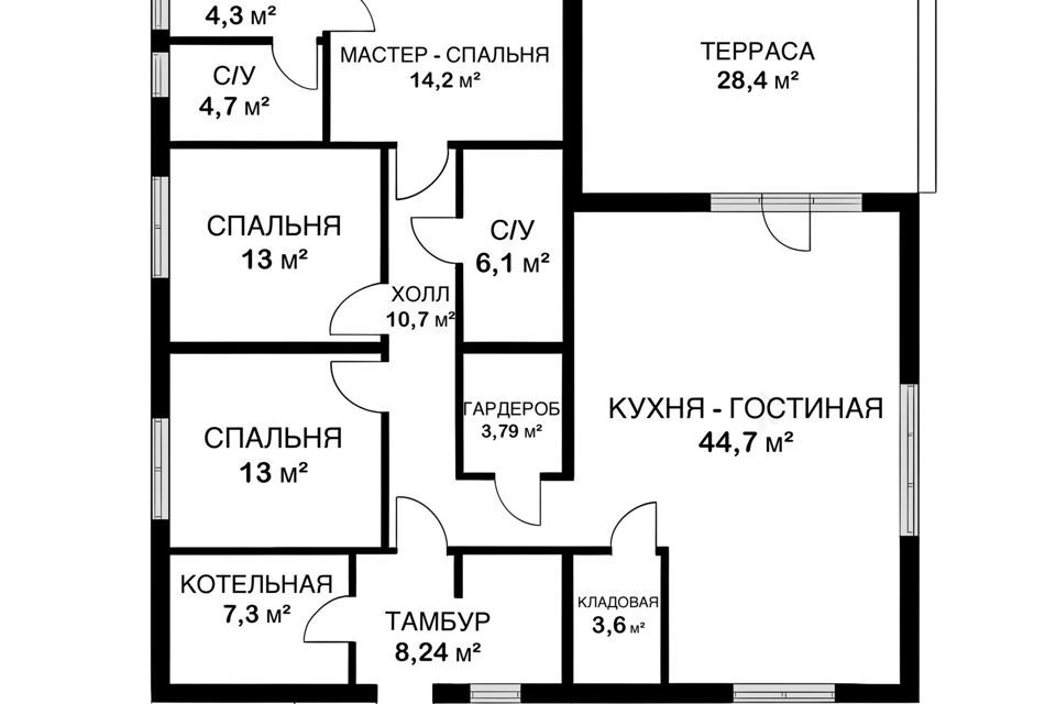 дом р-н Гатчинский СО Дони, 85 фото 2