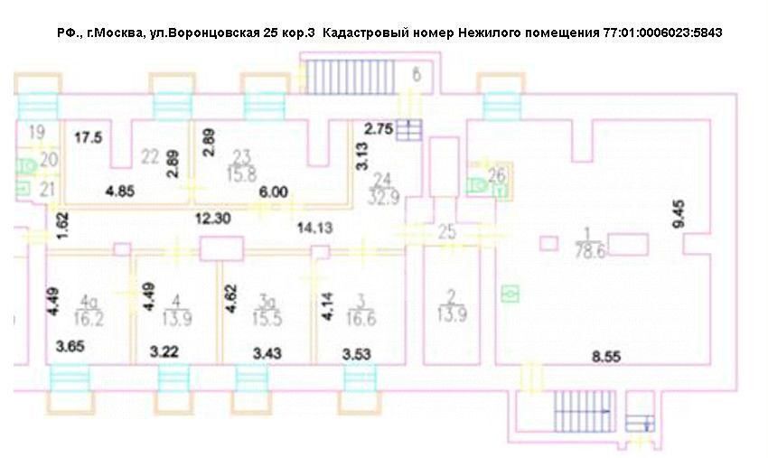 свободного назначения г Москва метро Крестьянская Застава ул Воронцовская 25с/3 муниципальный округ Таганский фото 4