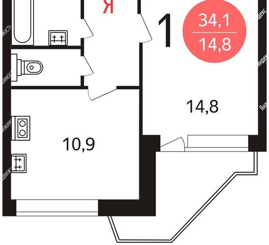 квартира ул Колпакова 38к/2 Медведково фото