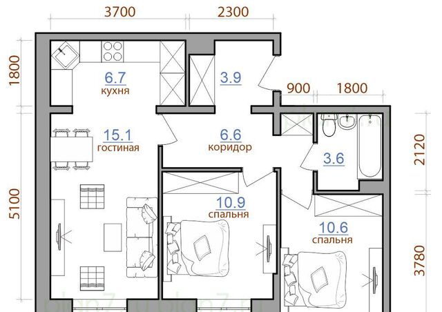 р-н Ленинский Ново-Ленино 3 1-й Ленинский квартал тер. фото