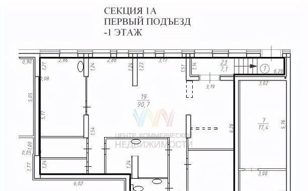 торговое помещение г Уфа р-н Орджоникидзевский пр-кт Октября 107б фото 17