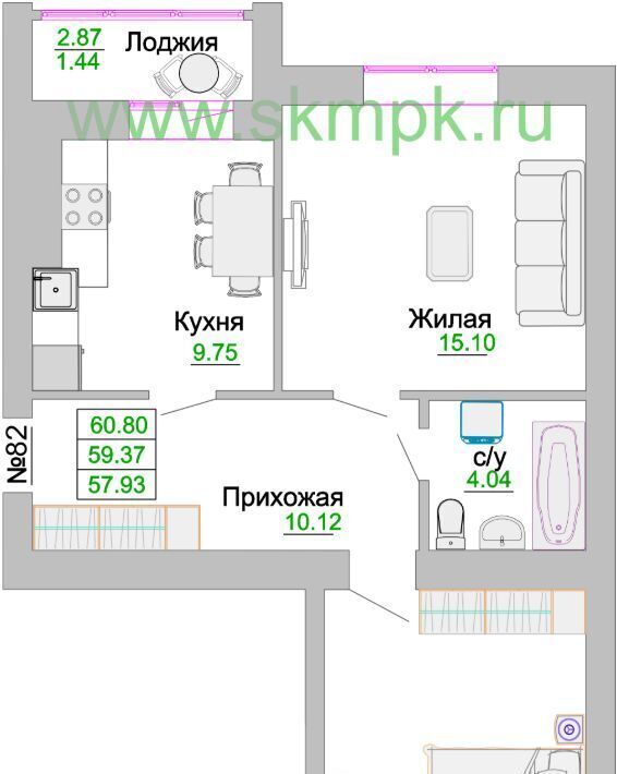 квартира р-н Зеленоградский г Зеленоградск фото 1