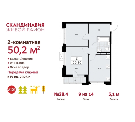 жилой район «Скандинавия» Сосенское, жилой комплекс Скандинавия, 28. 4, Бутово фото