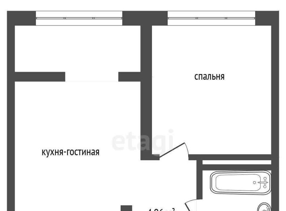 квартира г Тюмень р-н Калининский ул Василия Малкова 10 Калининский административный округ фото 2