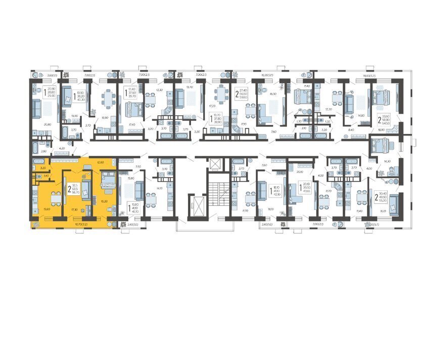 квартира г Краснодар микрорайон 9-й километр ул Ярославская 115к/2 фото 2