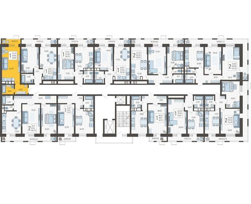 квартира г Краснодар микрорайон 9-й километр ул Ярославская 115/5 фото 2