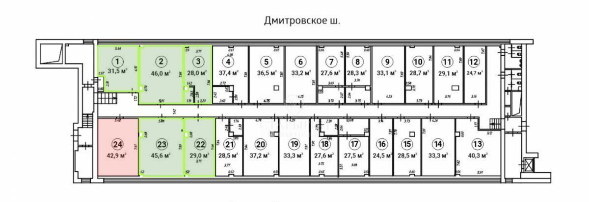 офис г Москва метро Дмитровская ул Большая Новодмитровская 23 муниципальный округ Бутырский фото 31