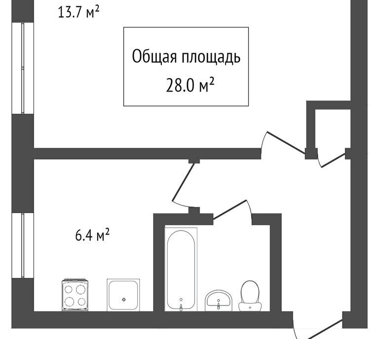 квартира г Томск р-н Кировский ул Нахимова 20 фото 9