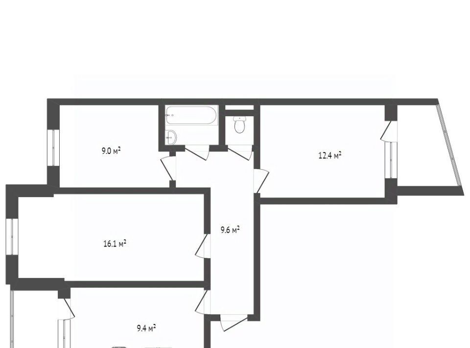 квартира г Симферополь р-н Железнодорожный ул Героев Сталинграда фото 2