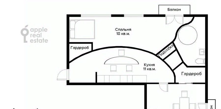 квартира г Москва метро Киевская наб Саввинская 3 муниципальный округ Хамовники фото 2