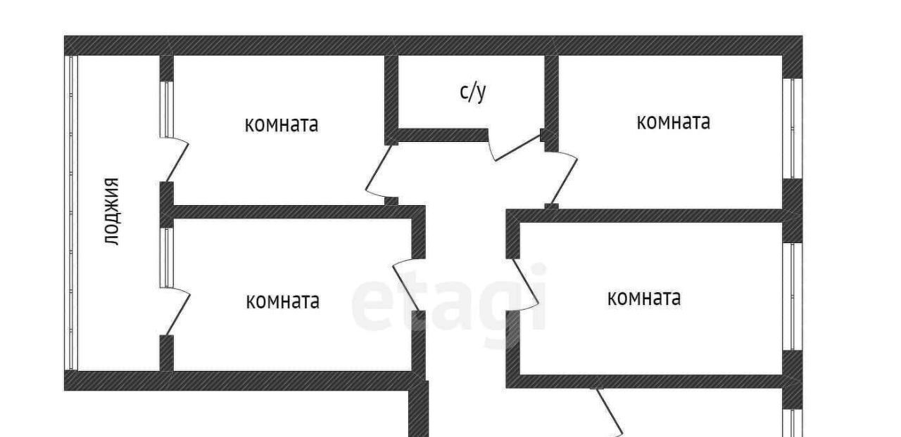 квартира г Владивосток р-н Первомайский ул Коммунаров 32а фото 28