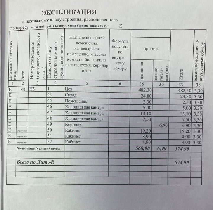 офис г Барнаул р-н Ленинский ул Германа Титова 35/1 фото 4