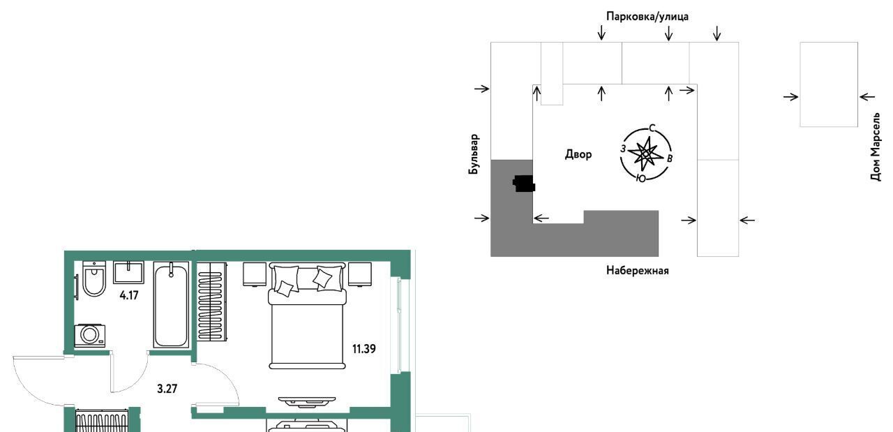 квартира г Тюмень р-н Центральный ул Береговая 78 Центральный административный округ фото 1