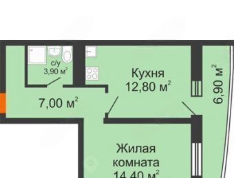 квартира г Ростов-на-Дону р-н Октябрьский ул Нансена 1/7 103 фото 2