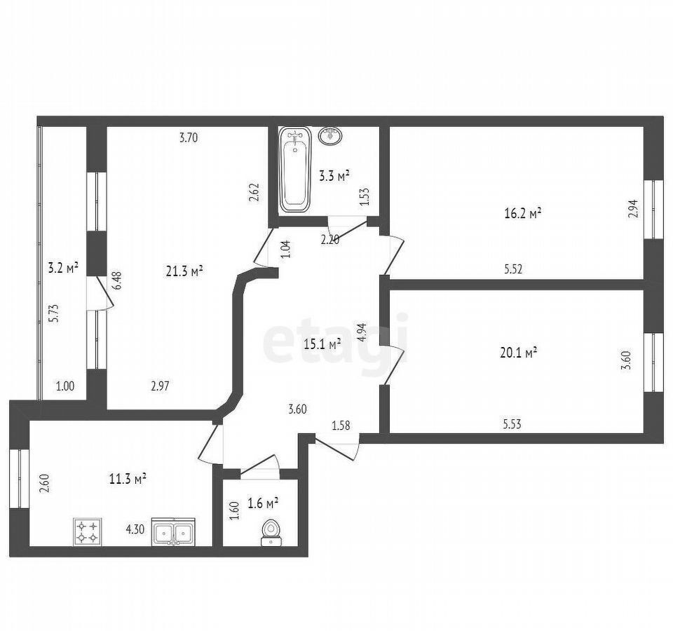 квартира г Стерлитамак ул Артема 15 фото 19