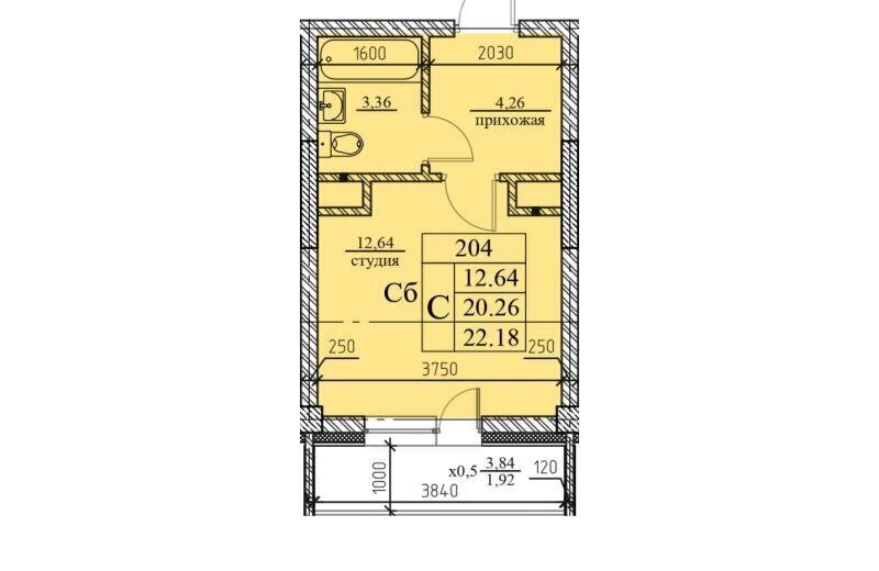 квартира г Омск ул Дианова 34 Кировский АО фото 1