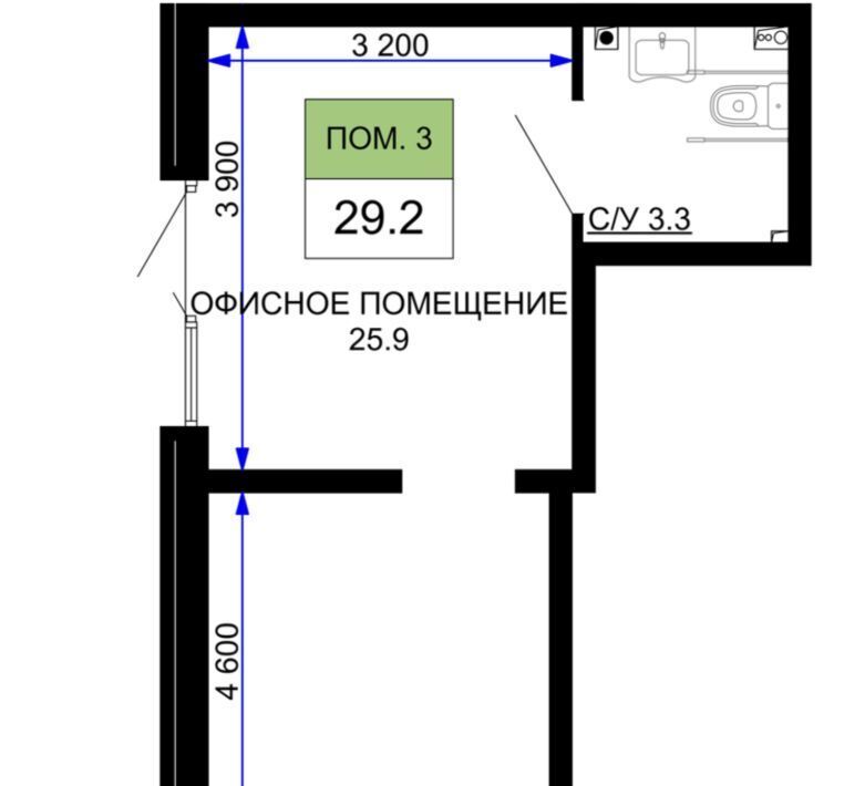 свободного назначения г Краснодар р-н Прикубанский ул им. лётчика Позднякова 2к/23 фото 7