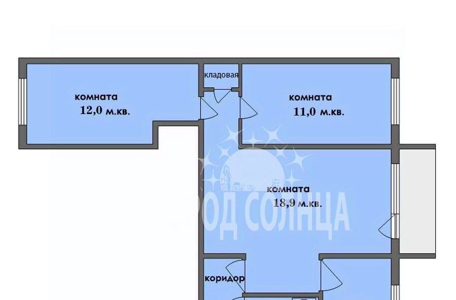 квартира г Омск р-н Советский пр-кт Мира 34г Советский АО фото 17