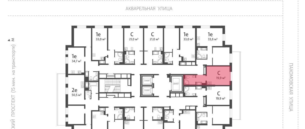 квартира г Санкт-Петербург метро Академическая ул Пахомовская 12к/1 фото 2