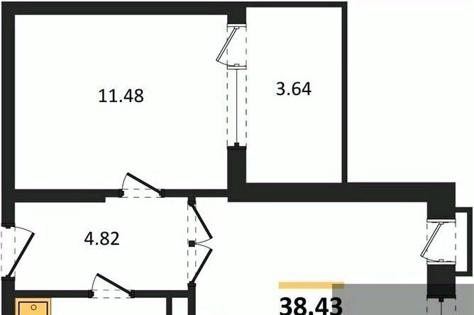 квартира г Воронеж р-н Железнодорожный наб Чуева 7 фото 1